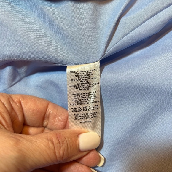 Ann Taylor Periwinkle Blue Stretch Blazer 🆕 - Picture 6 of 10